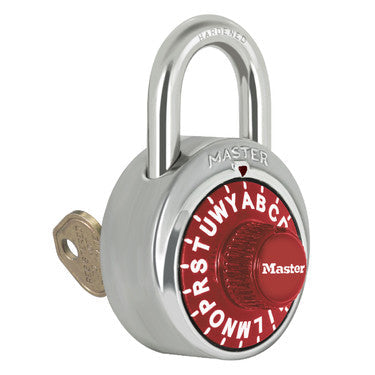 1585 COMBINATION PADLOCK WITH KEY CONTROL