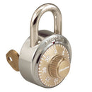 1525 COMBINATION PADLOCK WITH KEY CONTROL