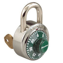 1525 COMBINATION PADLOCK WITH KEY CONTROL