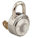 1525 COMBINATION PADLOCK WITH KEY CONTROL