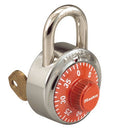 1525 COMBINATION PADLOCK WITH KEY CONTROL