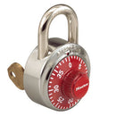 1525 COMBINATION PADLOCK WITH KEY CONTROL