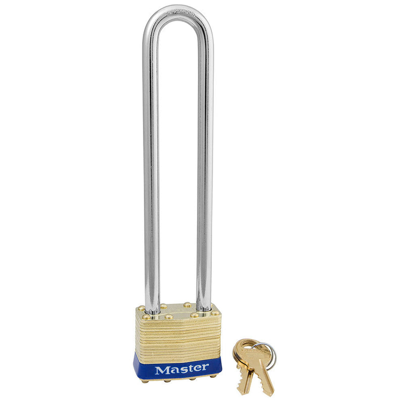 2LN LAMINATED BRASS PADLOCK