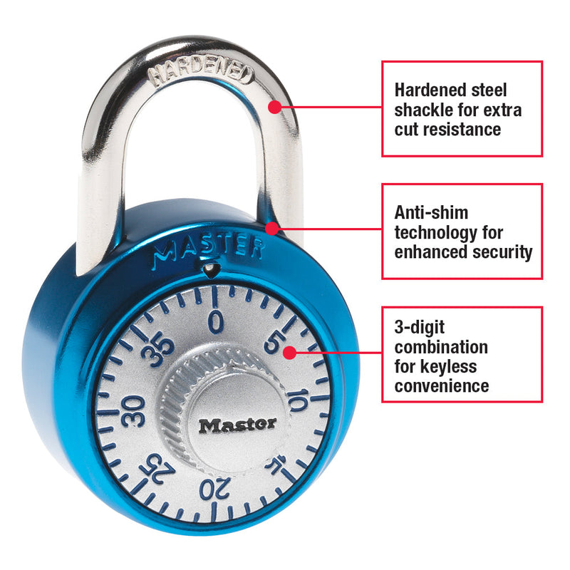 Operating the Master Lock 1548DCM Backpack Combination Lock 